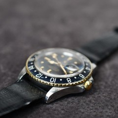 Rolex GMT Master 1979 1675 Black Nipple 14k Steel Cal 1575 40mm Bracelet + Strap