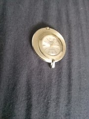 Vintage SHEFFIELD Swiss Made Round thin watch With Loop See Pics Bin1a