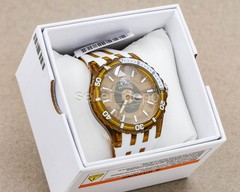 Invicta Subaqua Men’s Analog Watch Brown Dial White/Brown Strap (70034) NWT NEW