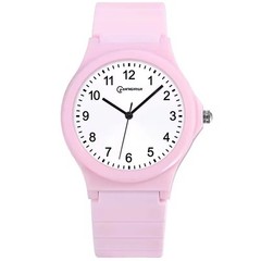 Student Sports Silicone Band Quartz Watch Teens Boys Girls Wristwatch waterproof