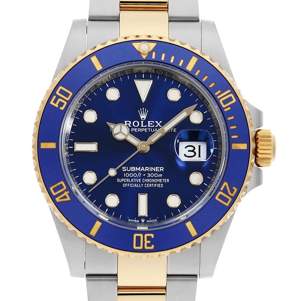 ROLEX SUBMARINER Date 126613LB blue Random Number second hand mens