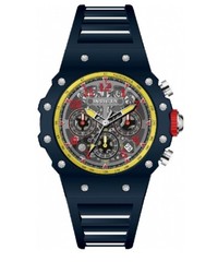 NEW – Invicta Racing Valyron (69782) Dark Blue/Yellow/Red 41mm Unisex Watch