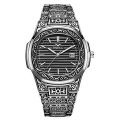 Classic Luxury ONOLA Men’s Quartz Watch Waterproof Steel Wristwatch Gift NEW