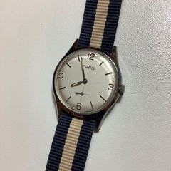 Oris Watch 6756 Hand Wound Mechanical Vintage Silver Dial Non Waterproof