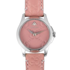 GUCCI GUCCI 126.5 G Timeless Wristwatch Quartz Pink Dial Ladies