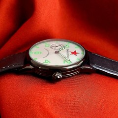 Vintage Men’s Wristwatch Marriage Komandirskie Soviet Watch Serviced