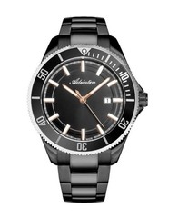 ADRIATICA Men Quartz Casual Watch Classic Dress Black Dial Waterproof Swiss