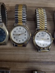 Lot Of 15 Analog Wathes Untested Need Batteries Brut Armitron Peugeot Quartz