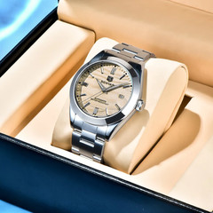 BENYAR 40MM Automatic Mechanical Watch 316L Steel Waterproof Calendar