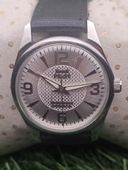 Beautiful Men’s HMT Pilot Parashock Mechanical Wind 17J Watch Silver Dial