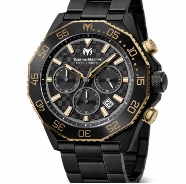 TM-525028 – TechnoMarine, Racing Legends Men’s Watch – 44.2mm, Black/Gold