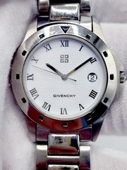 Men’s Watch GIVENCHY MS.15.XVI. Swiss Movement 35mm Date New Battery, Runs