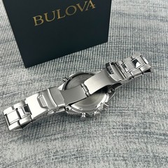 Bulova Marine Star 96B256 Blue Dial Chronograph Men’s Quartz Watch | 43mm