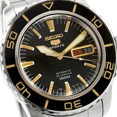 Seiko 5 Sports SNZH55K1 7S36-04N0 Automatic 23J Black Dial Men’s Watch