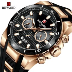 REWARD Men Sport Watches Chronograph Wristwatch Male Multifunction Quartz Watch