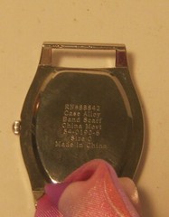 GENEVA Ladies Quartz Watch w/ Pink & Lilac Bubble Pattern Silk Tie Band NEW BATT