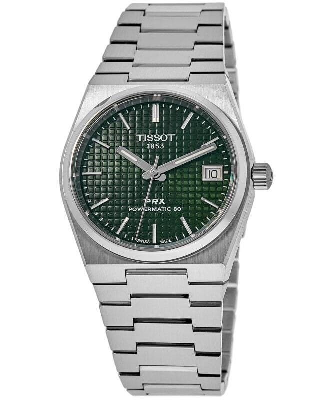 Tissot PRX T-Classic Powermatic 80 Green Dial 23 Jewels Automatic Unisex Watch