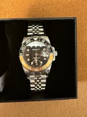 BERNY Watch Automatic GMT Black Dial Men’s Watch 1