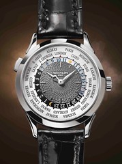 Patek Philippe 5230G World Time 18kt White Gold Hand Charcoal Lacquered Dial