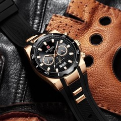 REWARD Men Sport Watches Chronograph Wristwatch Male Multifunction Quartz Watch