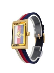 Gucci Women’s G-Frame Mother of Pearl Dial Nylon Watch – YA143576 ($1150 MSRP)