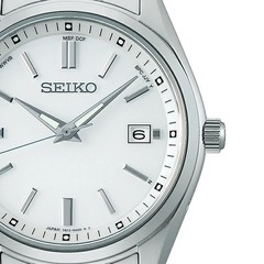 SEIKO Selection SBTM317 Solar Radio Watch 19.5cm 7.68in White Japan Working