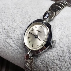 New Vintage ACQUA Women’s Watch Silver Tone Stretch Bracelet