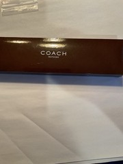 Coach Scribbles Watch Multicolor Logo Dial White Band Swiss Made Needs Battery