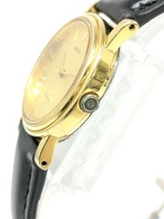 SEIKO Exceline Quartz Dress Watch 3 Hand Gold Dial Gold Case wrist 16.0cm/6.3in