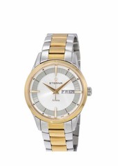 Eterna Artena 40mm Gold Case with Silver/Gold Stailness Steel Strap Men’s…