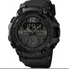 INVICTA Vextron Tatical X Dual Time Sport Black Analog-Digital Quartz Alarm LED