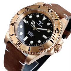 Tandorio 40mm Classic Diving Bronze Watch Men’s Automatic Miyota8215 Sapphire