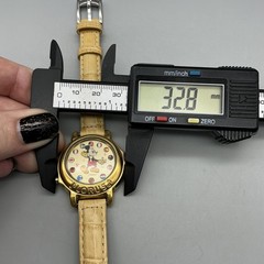 Vintage Lorus Womens Watch 33mm Mickey Mouse Disney V421-0020 Flags New Battery