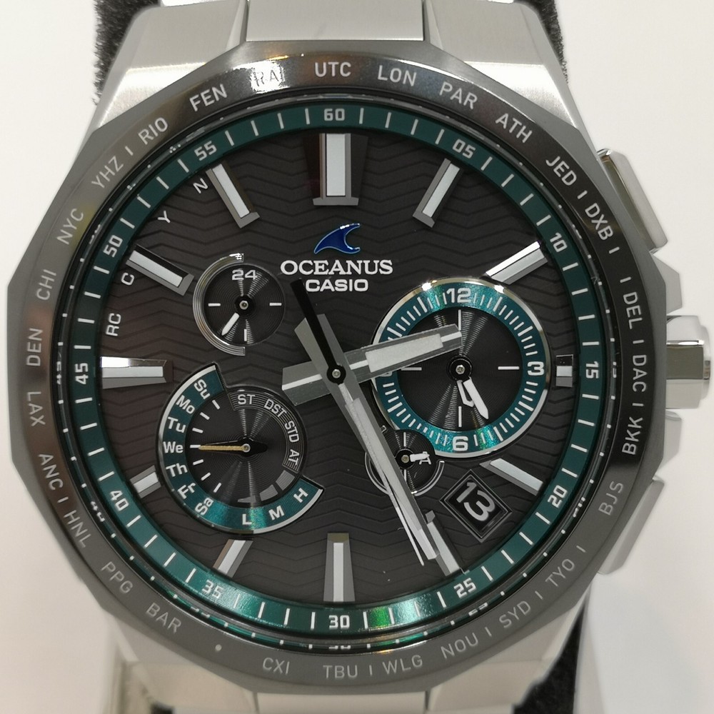 CASIO OCEANUS OCW-T6000A-1AJF Black Titanium Radio Solar Men’s Watch New in Box