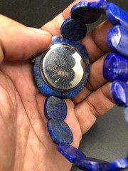 Handmade Natural Lapis Lazuli Gemstone Watch | Blue Stone Wristwatch