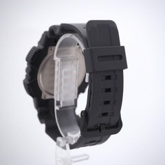Casio Men’s Analog-Digital Solar Watch Black Orange Japan Working 076142