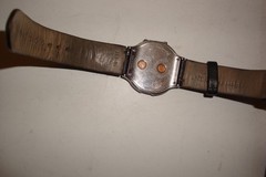 Philip Stein Dual time round traveler watched works leather band