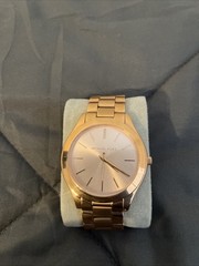 Michael Kors MK3197 Women’s Analog Quartz Watch Rose Gold, Dead Battery
