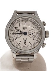 VAGUE WATCH CO. Quartz White Stainless Watch Excellent JAPAN