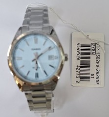 Casio UTP-1302PD-2A2 Stainless Steel Band 35 mm Dail Blue Unisex Adults Watch