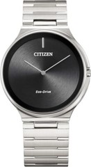 Citizen AR3110-52E Stiletto Collection Eco-Drive Black Dial Slim Men’s Watch