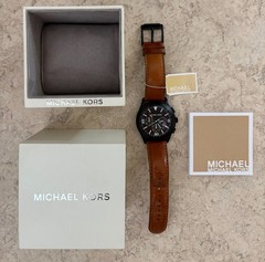 Michael Kors Men Chronograph Quartz Watch – Used with original box and booklet