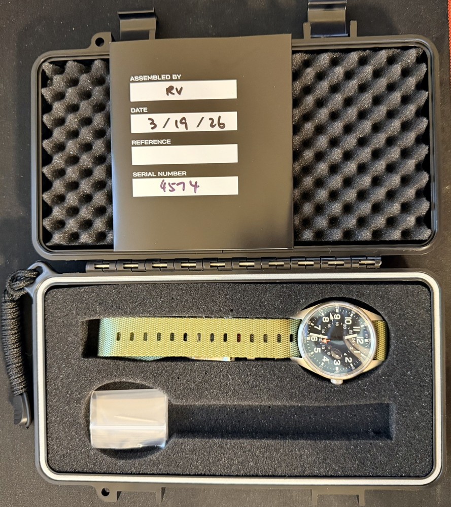 NEW Sangin Instruments Overlord Brushed – Black Dial NEW