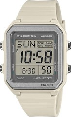 Casio Watch W-221H Digital 10-Year Battery 50M Water Resist Sport Square W-221