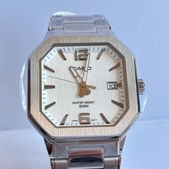 Rare CASIO Watch MTP B195D Silver