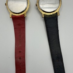 Vintage Betty Boop Character Wristwatch A Lot Of Two Red Black Quartz Untested