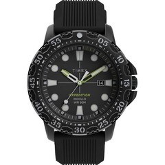 Timex Men’s Watch Expedition Black Dial Silicone Rubber Strap TW4B315009J
