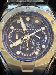 Invicta Racing 47745 Chronograph 45mm Blue Dial – NEW – Full Set – Wrapped
