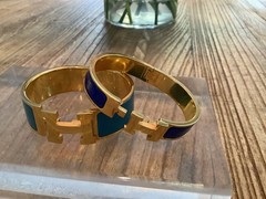 Authentic Hermes click clack SET
