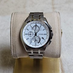 Citizen Attesa Men’s White Watch – AT8040-57A